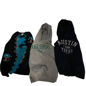 Men’s hoodie + Windbreaker Bunelle
ALL SIZe LARGE (6)